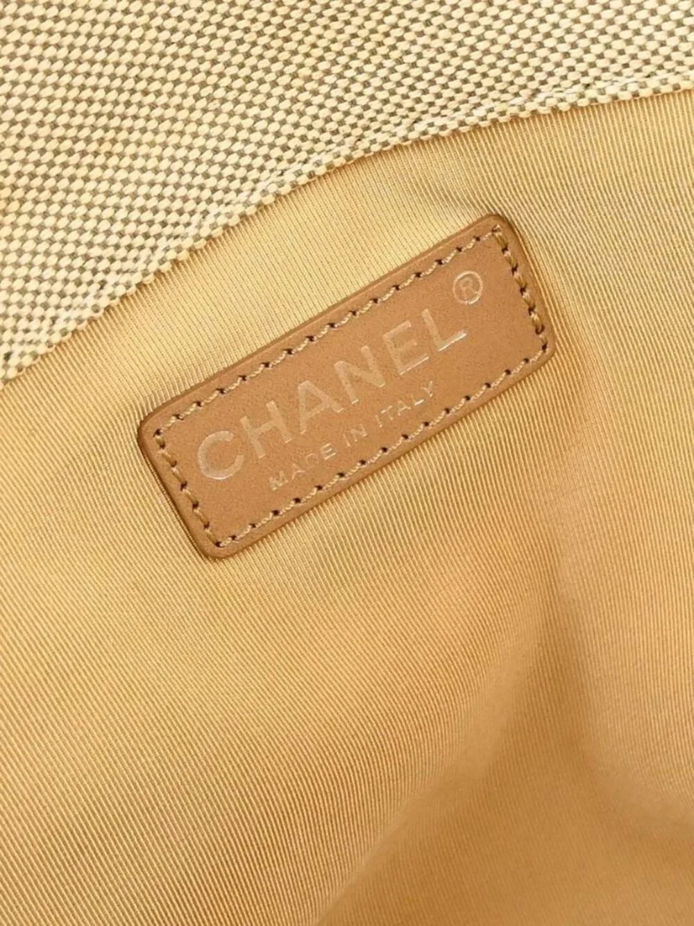 Chanel Black Yellow Canvas Camellia No.5 CC Tote Handbag 198199